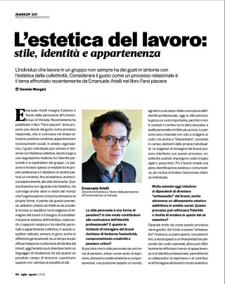 L'estetica del lavoro 1